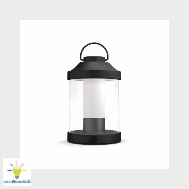 Mygarden Moodlighting Abelia Mobil Lanterne Sort, 1X3W 5V