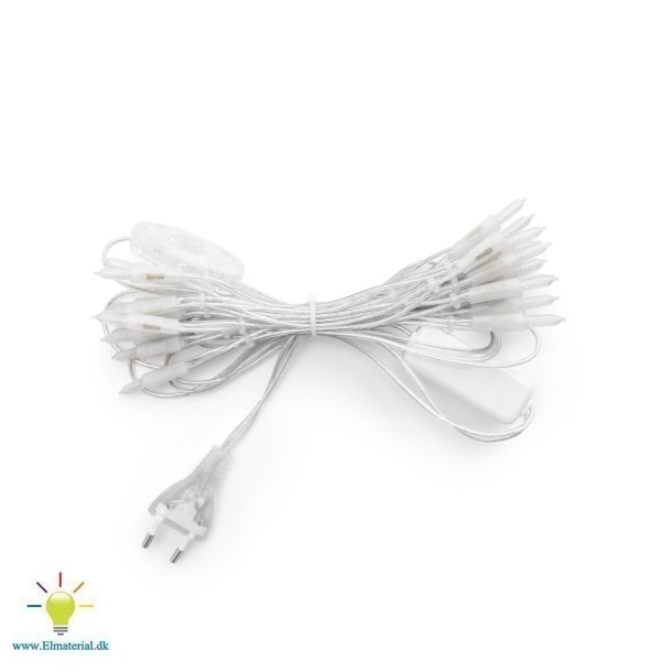 Irislights Lyskde Trsp Led Med 20 Lys, 150 Cm+ 140 Cm