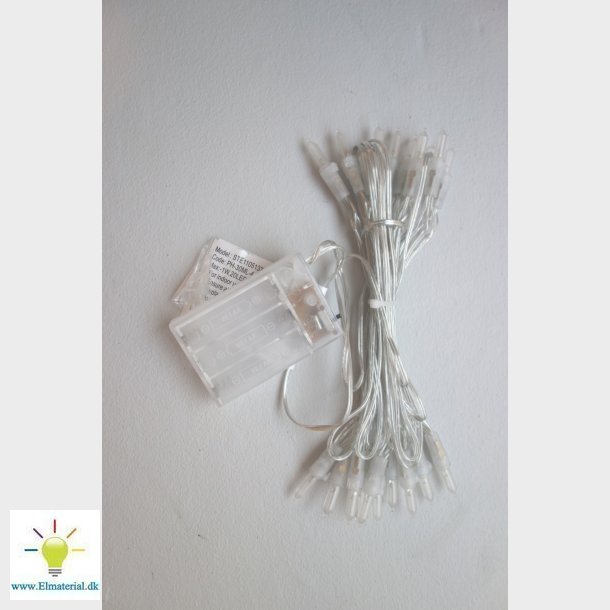 Irislights Lyskde Trsp Med 20 Led Lys, Til Batteri, 150Cm+140Cm