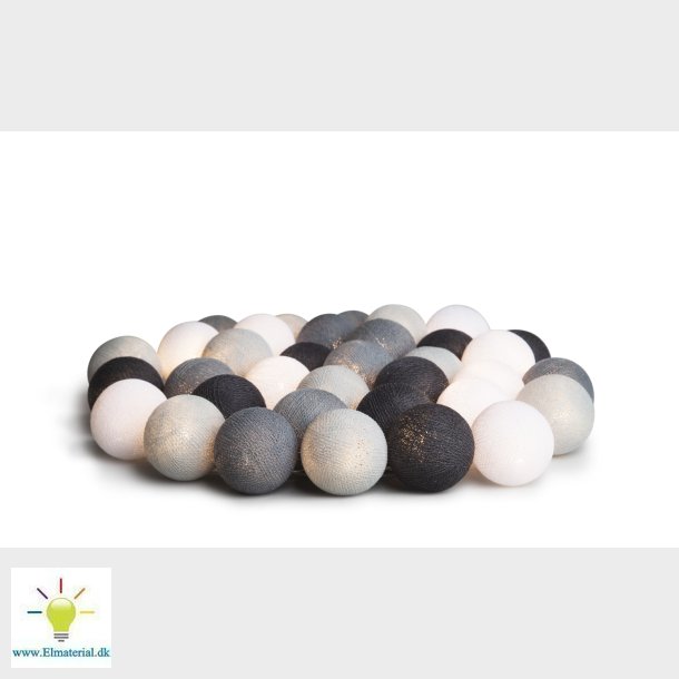 Irislights Lyskde Led Graphic Grey 20-Lys, 150 Cm + 140 Cm