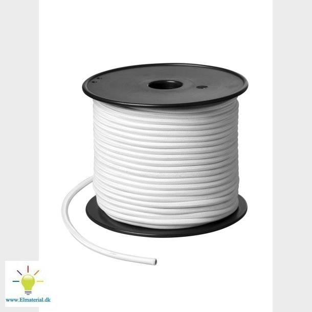 Stofledning 50 Meter, P Rulle, 70&deg;, Hvid