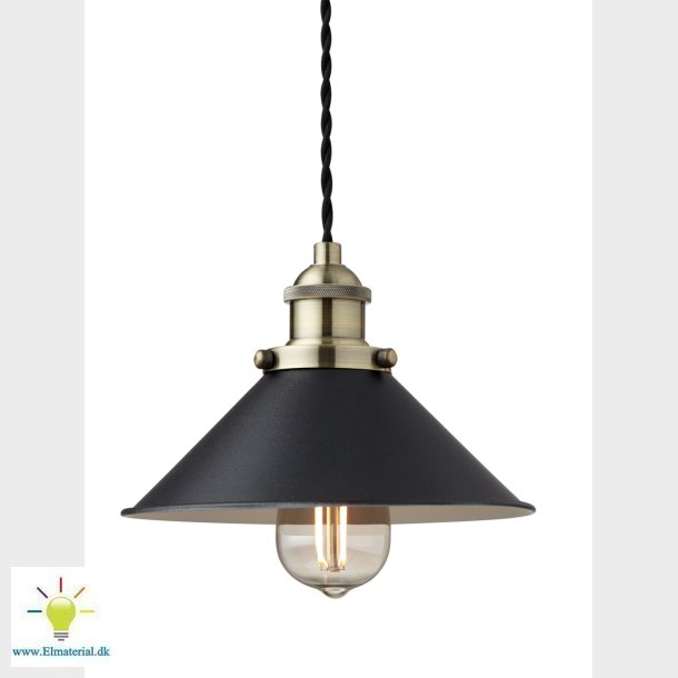 Pendel Neks Messing Antik/Sort