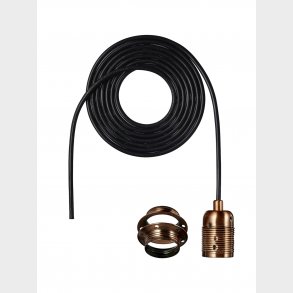 Uttagsset P5 E27 Antik koppar