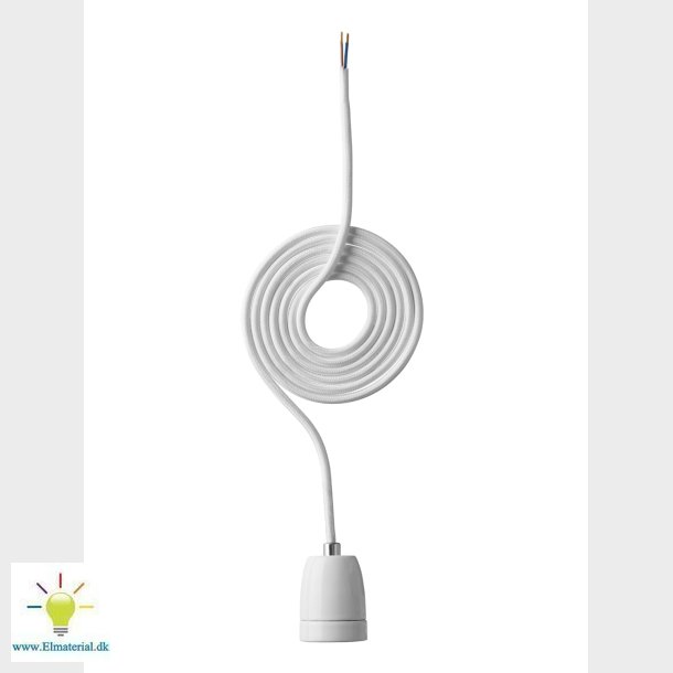 Fatningsst P7 E27 Keramik Hvid