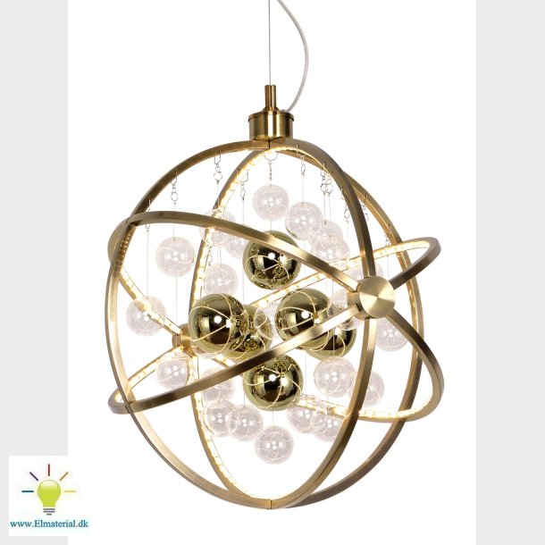 Loftlampe Galaxy 3000K Messing Antik