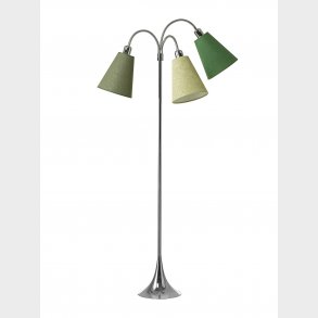 Golvlampa Trafik Exkl. Skärmar Chrome