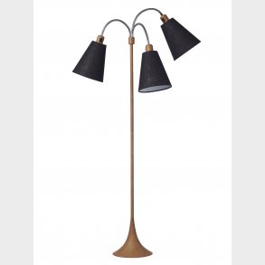 Golvlampa Trafik Exkl. Skärmar Trälook