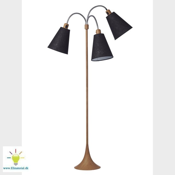 Golvlampa Trafik Exkl. Sk&auml;rmar Tr&auml;look