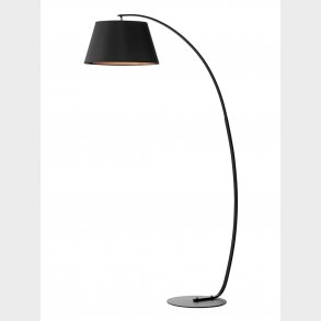 Golvlampa Manhattan Black Exkl. Skärm