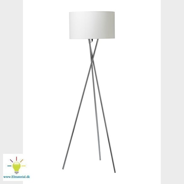 Gulvlampe Uptown Krom M/Hvid