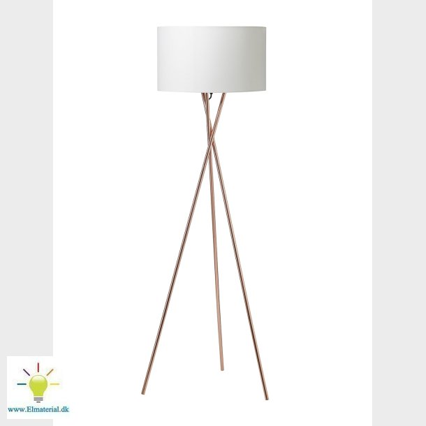 Golvlampa Uptown Koppar W/Vit