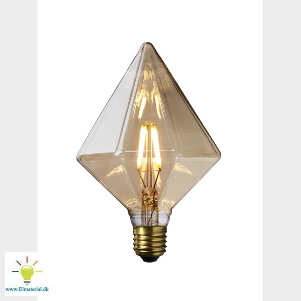 Pre Led 3W Diamant Gyldent Glas