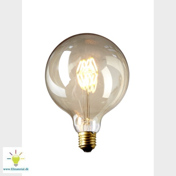 Pre Led 3W Globe Gyldent Glas 125 Trapez