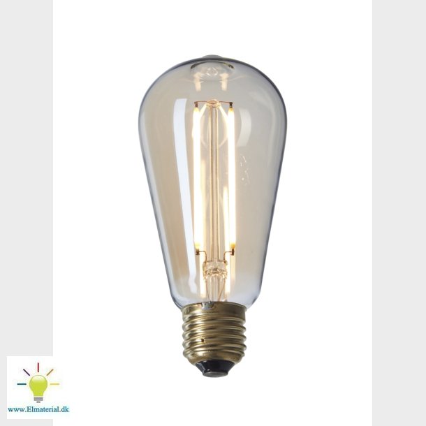 Pre Led 2W Drop Deluxe Gyldent Glas 64