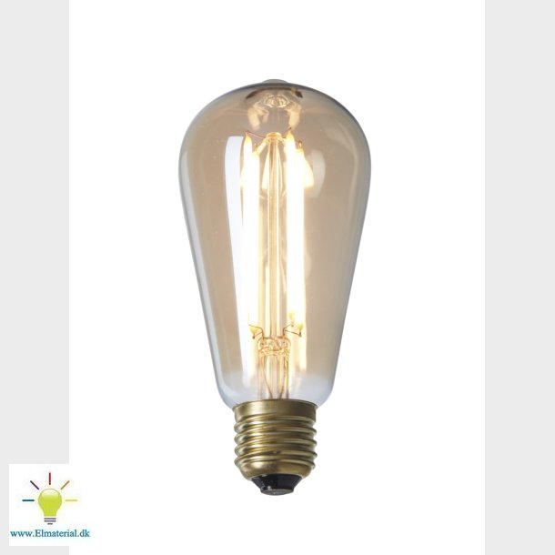 Pre Led 4W Drop Deluxe Gyldent Glas 64