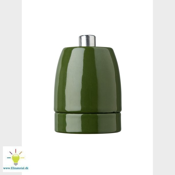 Porcelnsfatning P7 E27 Keramik Grn