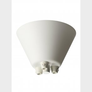 Baldakin vit med 3 hl