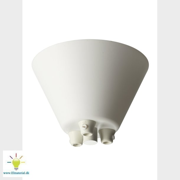 Baldakin Hvid Med 3 Huller