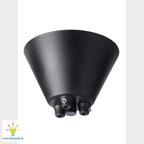 Baldakin Sort Med 3 Huller