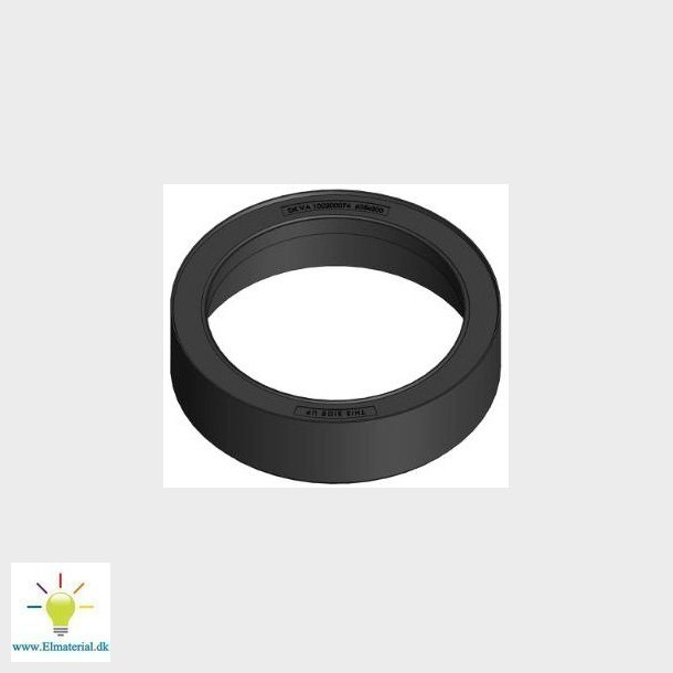 Lauridsen 600 X 200 Mm Topring M/Fals T/Opf.Rr, Genbrugsplast