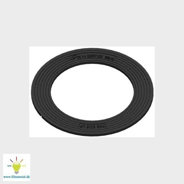 Lauridsen 300 X 10 Mm Topring Uden Fals, Genbrugsplast