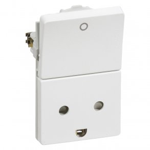 Fuga Socket W / Switch. 14:00 / Jord