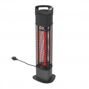 Hortus terrassevarmer under-bord model 1200W sort