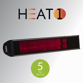 HEAT1 terrassevarmer ECO PRO-LINE 2000W, 6 varmetrin