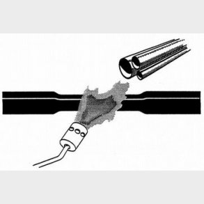 3MTM varmekrymp MDT-A-F471 (mm): 12.0 - 3.0  sort 1 m mellemvgget med lim, halogenfri flammehmmend