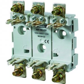 Säkringselement NH00 3-poligt 160A