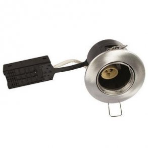 Alda 230V GU10 Borstad Alu Rund.