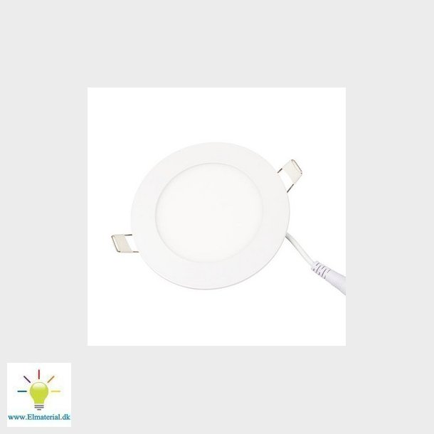 Alisia 230V 6W 3000K IP44 Mat Hvid Rund .