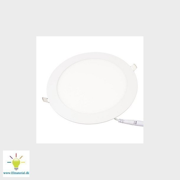 Alisia 230V 18W 3000K IP44 Mat Hvid Rund .