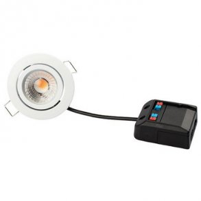 Claudia Looping 350mA Dimbar 3,2W 2700K Ra95 250lm IP44 Matt Vit Rund.