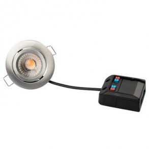 Claudia Looping 350mA Dimbar 3,2W 2700K Ra95 250lm IP44 Borstad Alu Rund.