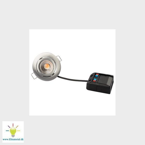 Claudia Looping 350mA Dmpbar 3.2W 2700K Ra95 250lm IP44 Brstet Alu Rund.