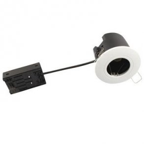 Cira Fast 230V GU10 IP44 Matt Vit Rund