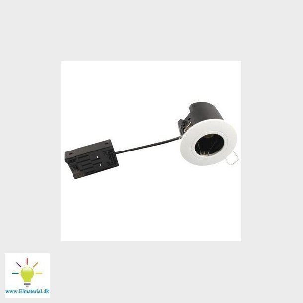 Cira Fixed 230V GU10 IP44 Mat Hvid Rund