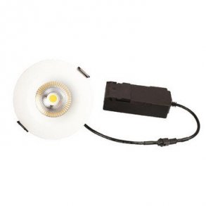 Sabina LP Fast 230V Dimbar Flimmerfri 5,4W 3000K Ra90 400lm IP44 Matt Vit Rund