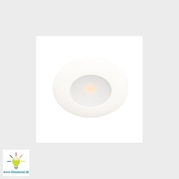 Silvia 350mA Dmpbar 3.2W 3000K Ra90 315lm IP44 Mat Hvid Rund