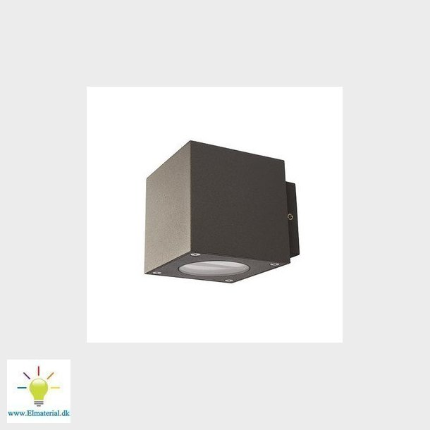 Esta 230V 2x3W 3000K IP54 Antracitgr.