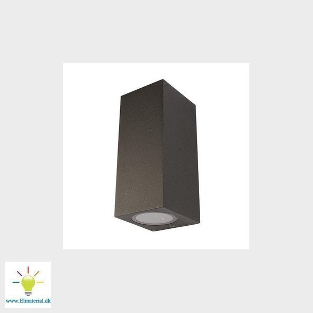 Noris 230V 2xGU10 IP54 Sort.