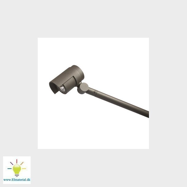 Innerskyltbelysning 230V 15W 3000K IP54 Antracitgr.