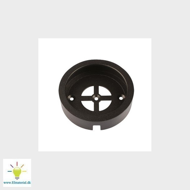 Silvia Underbygningsring Mat Sort Rund