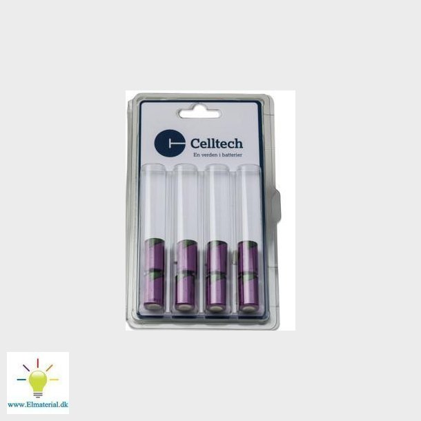 Tadiran litium batteri 1/2AA 3,6V-1100 mAh Pakke med 8 stk