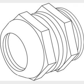 Forskruning messing + mtrik med lgring PG13,5