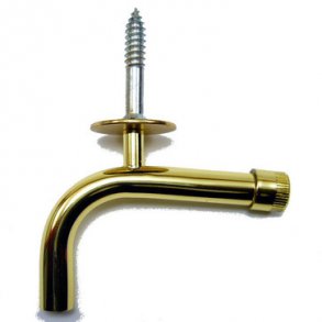 Svanehals med trskrue 5,5X30mm messing