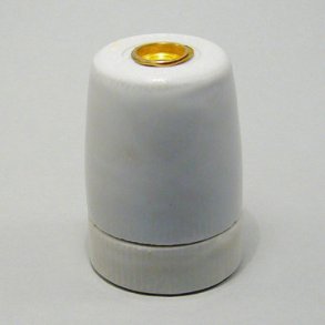 Fatning E27 porceln M10 glat
