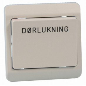 Dörrstängningstryck för ABDL opus vit