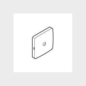 Dksel for lampeudtag 60X60   mm hvid